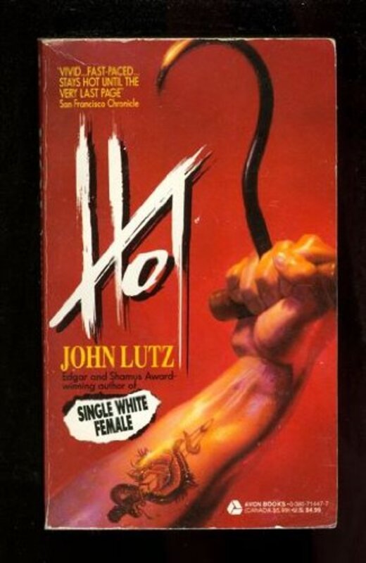 Book cover for "Hot" by John Lutz