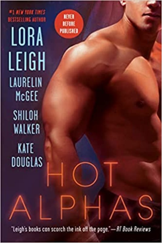 Book cover for "Hot Alphas" by Lora Leigh