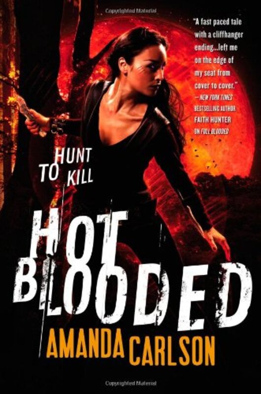 Book cover for "Hot Blooded" by Amanda Carlson