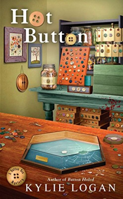 Book cover for "Hot Button" by Kylie Logan