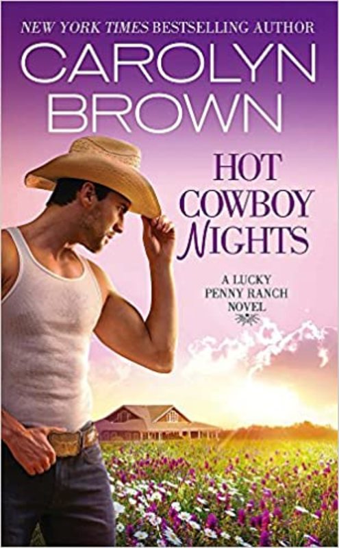 Book cover for "Hot Cowboy Nights" by Carolyn Brown