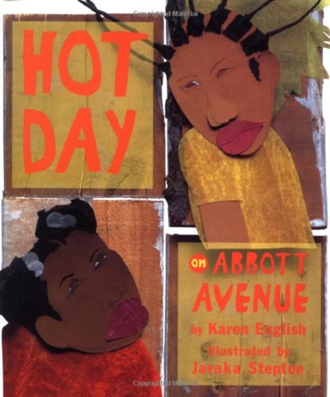 Book cover for "Hot Day on Abbott Avenue" by Karen English