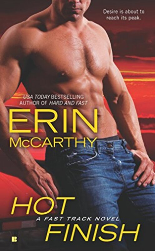 Book cover for "Hot Finish" by Erin McCarthy