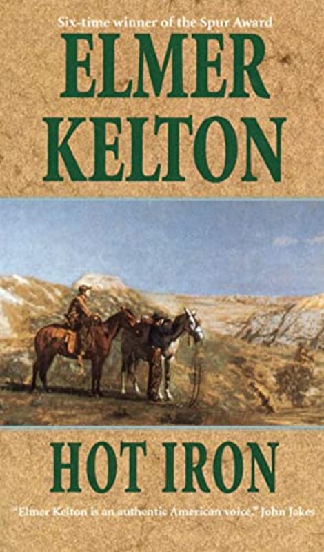 Book cover for "Hot Iron" by Elmer Kelton