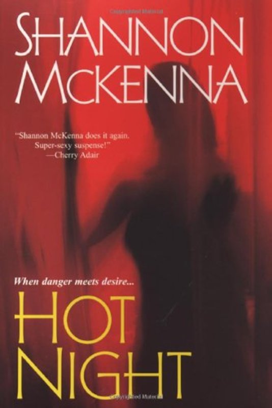 Book cover for "Hot Night" by Shannon McKenna