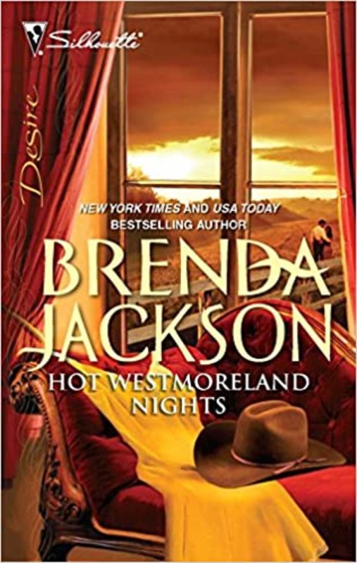 Book cover for "Hot Westmoreland Nights" by Brenda Jackson