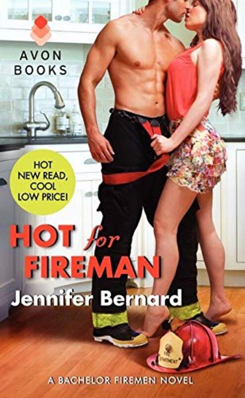 Book cover for "Hot for Fireman" by Jennifer Bernard