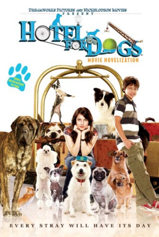 Book cover for "Hotel For Dogs Movie Novelization" by Erica David