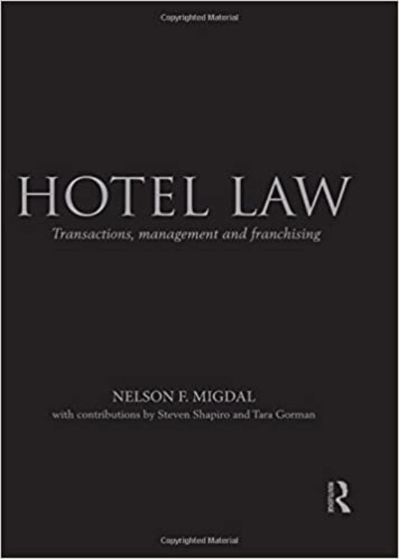 Book cover for "Hotel Law" by Nelson Migdal