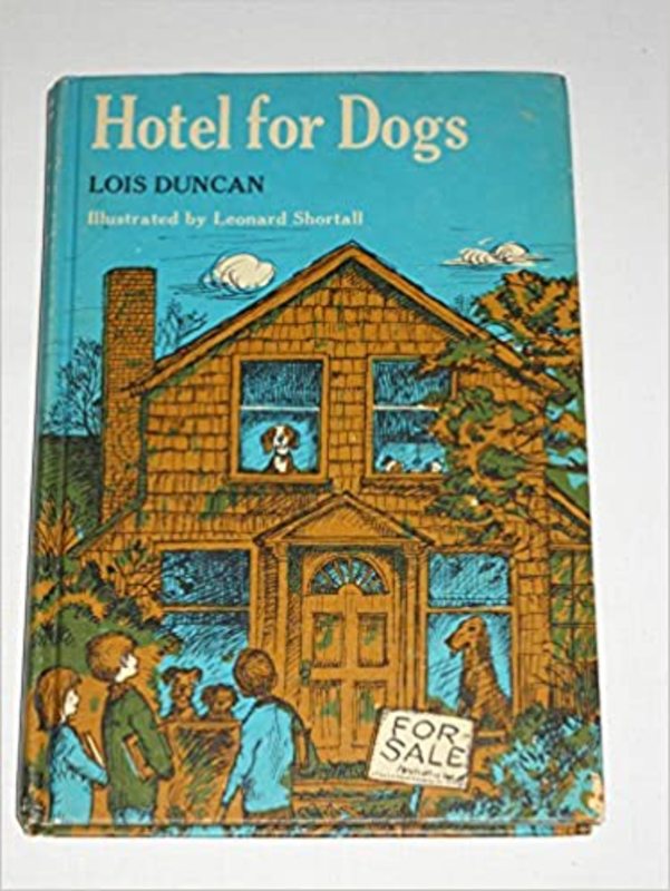 Book cover for "Hotel for Dogs" by Lois Duncan