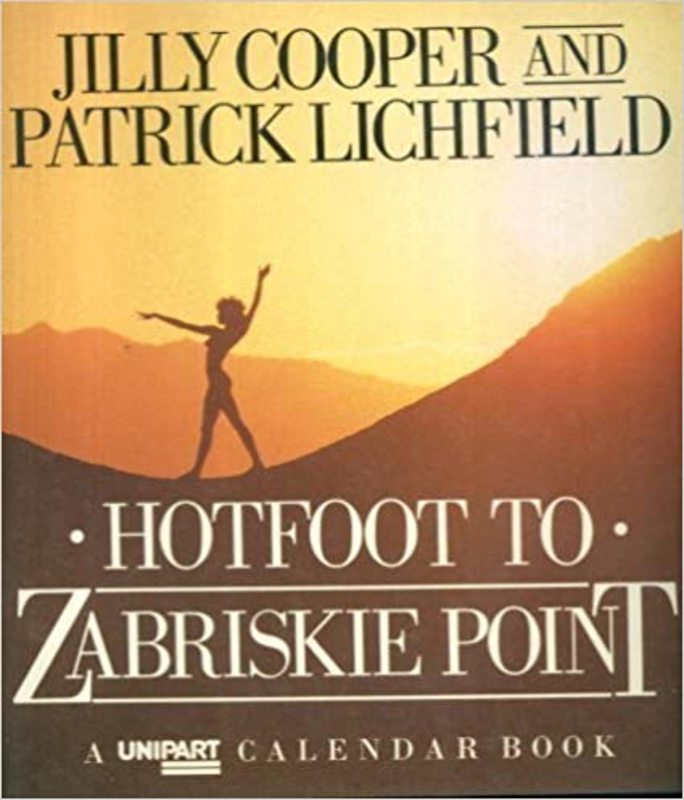 Book cover for "Hotfoot To Zabriskie Point" by Jilly Cooper