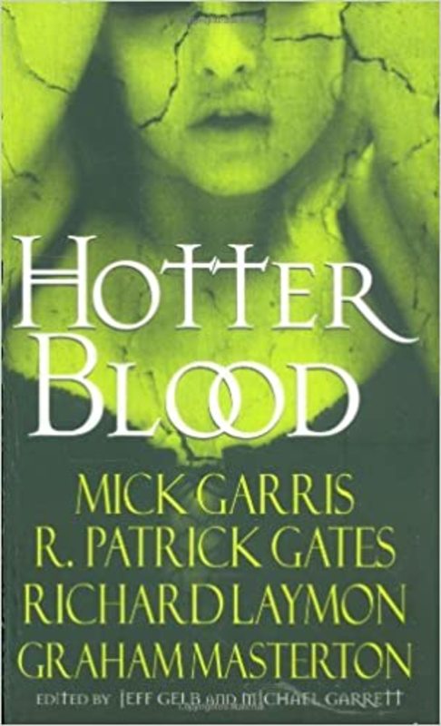 Book cover for "Hotter Blood: More Tales of Erotic Horror" by Yvonne Navarro