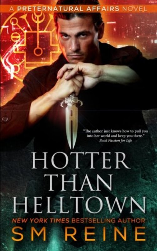 Book cover for "Hotter Than Helltown" by SM Reine