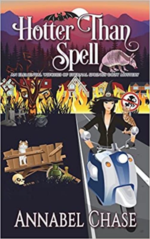 Book cover for "Hotter Than Spell" by Annabel Chase