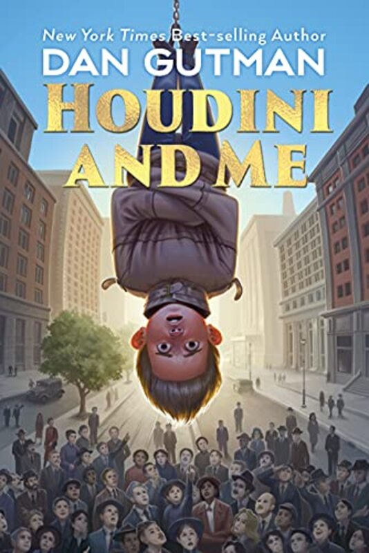 Book cover for "Houdini and Me" by Dan Gutman