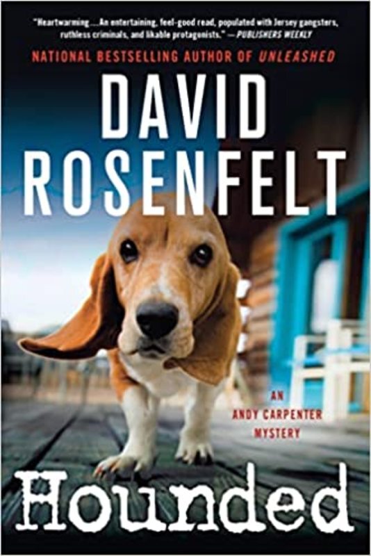 Book cover for "Hounded" by David Rosenfelt