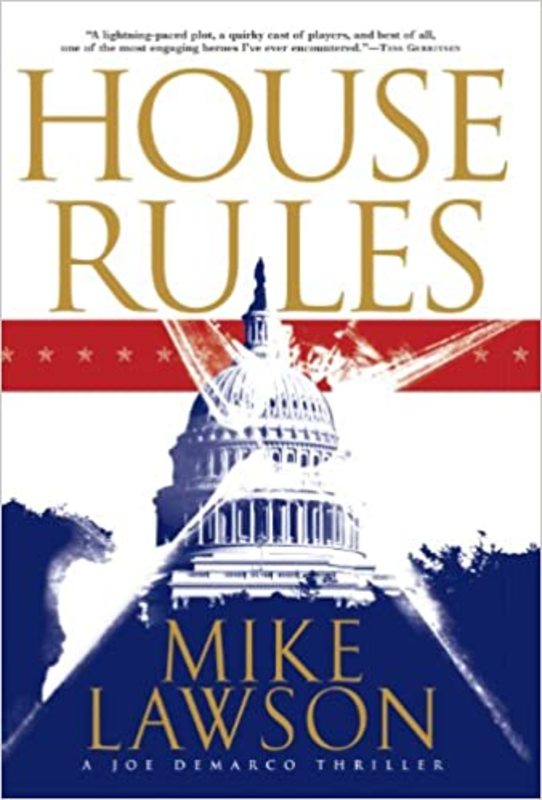 Book cover for "House Rules" by Mike Lawson