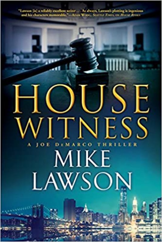 Book cover for "House Witness" by Mike Lawson