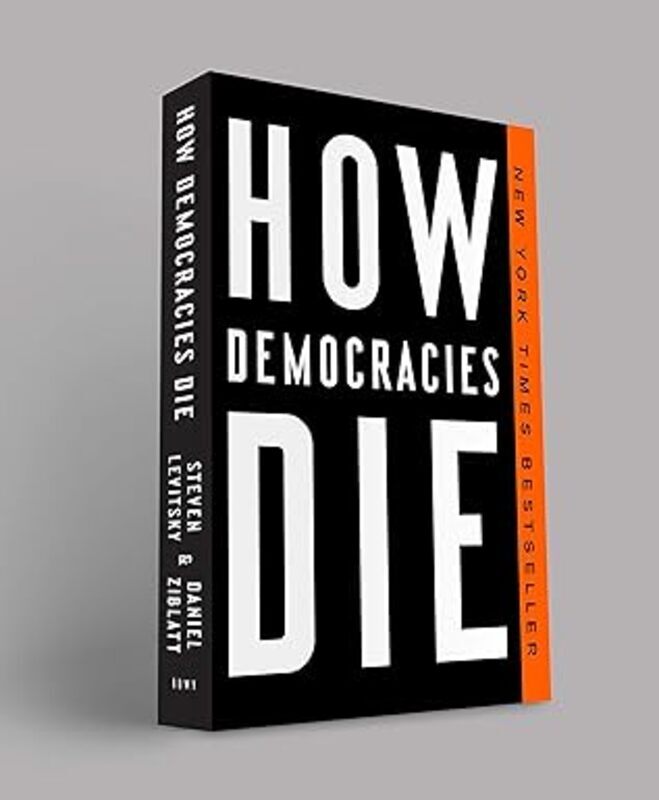 Book cover for "How Democracies Die" by Steven Levitsky