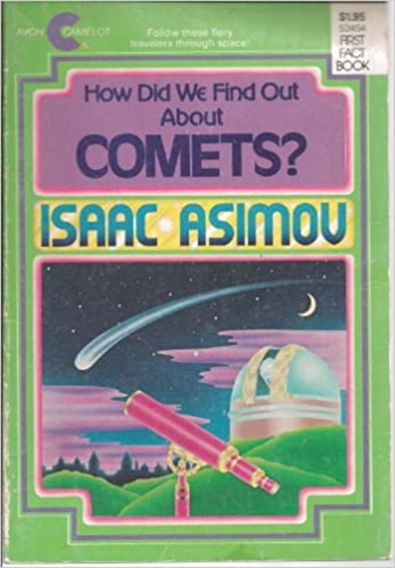 Book cover for "How Did We Find Out About Comets?" by Isaac Asimov