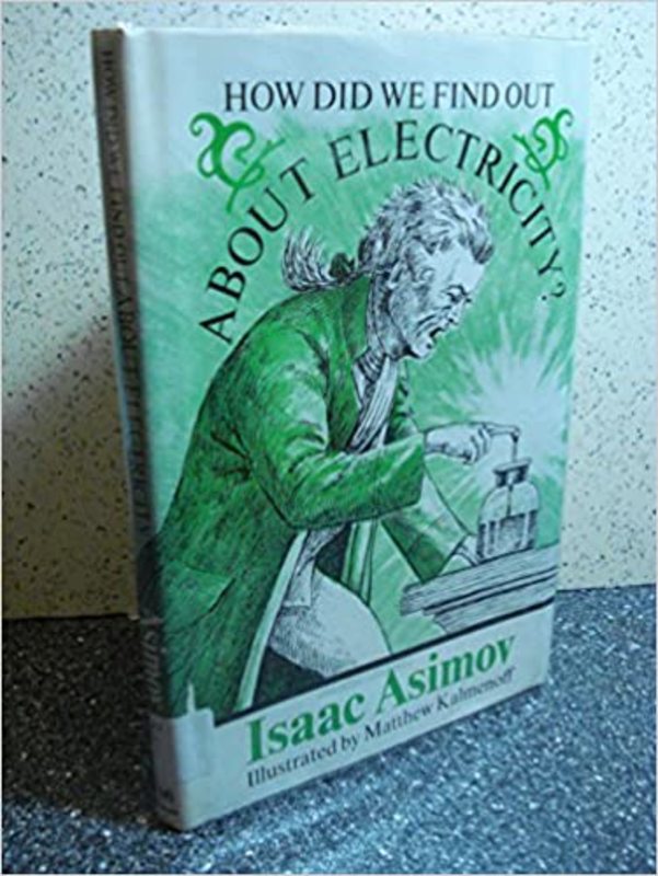 Book cover for "How Did We Find Out About Electricity?" by Isaac Asimov