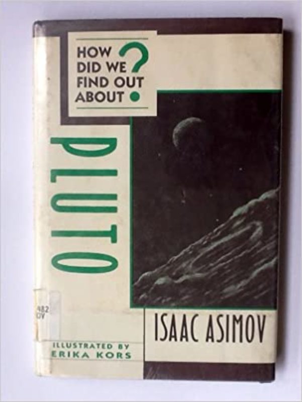 Book cover for "How Did We Find Out About Pluto?" by Isaac Asimov
