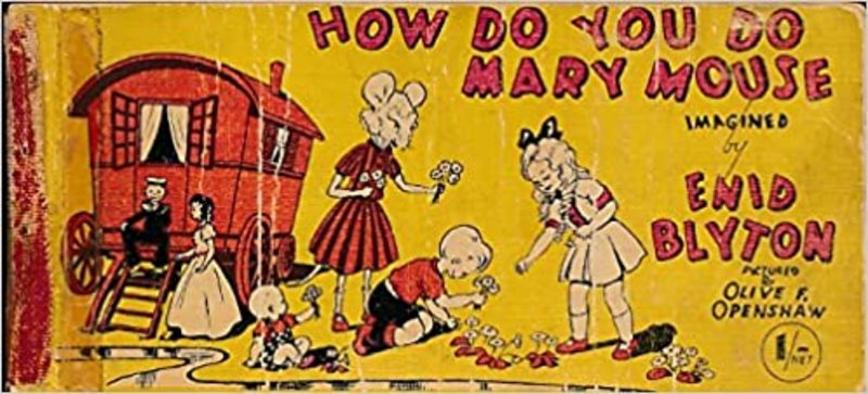 Book cover for "How Do You Do, Mary Mouse?" by Enid Blyton