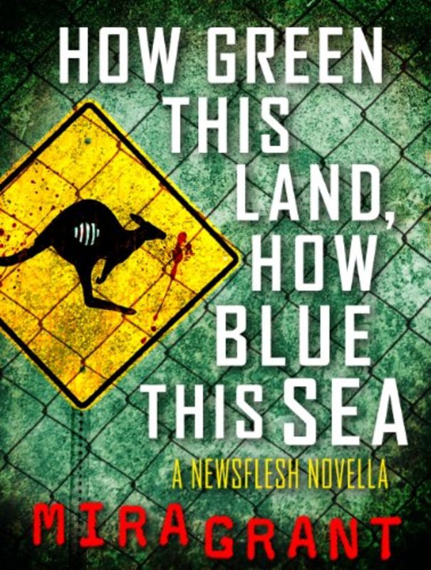 Book cover for "How Green This Land, How Blue This Sea" by Seanan McGuire