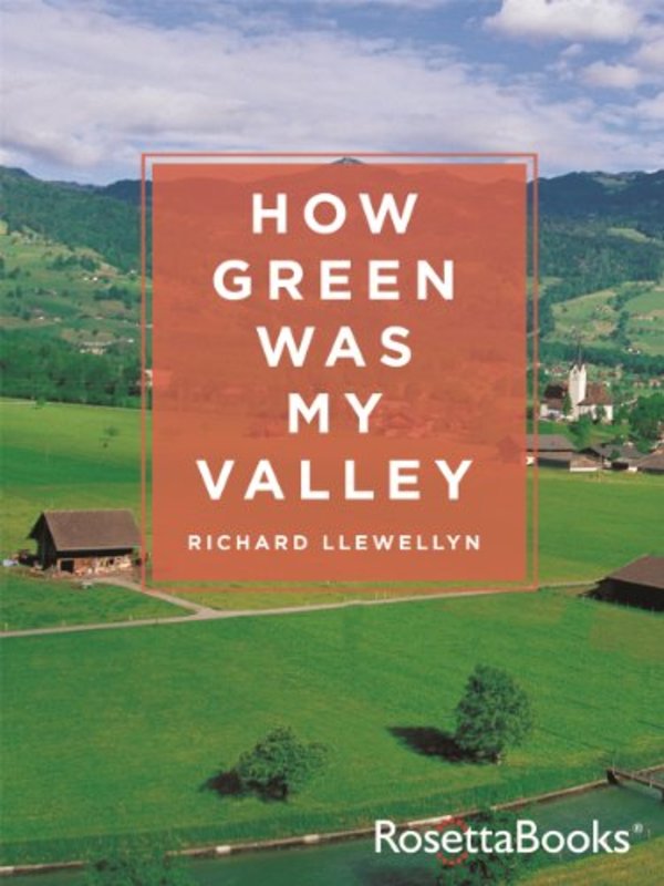 Book cover for "How Green Was My Valley" by Richard Llewellyn