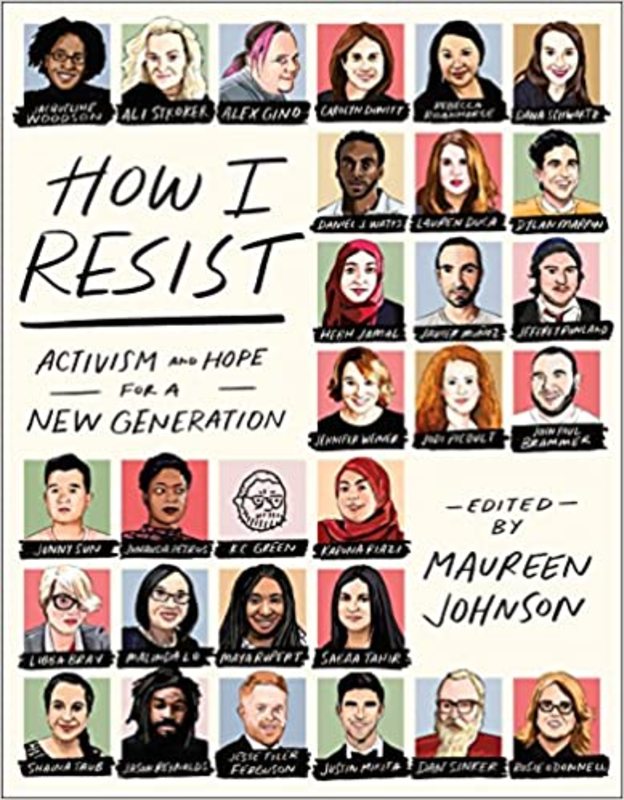 Book cover for "How I Resist" by Maureen Johnson