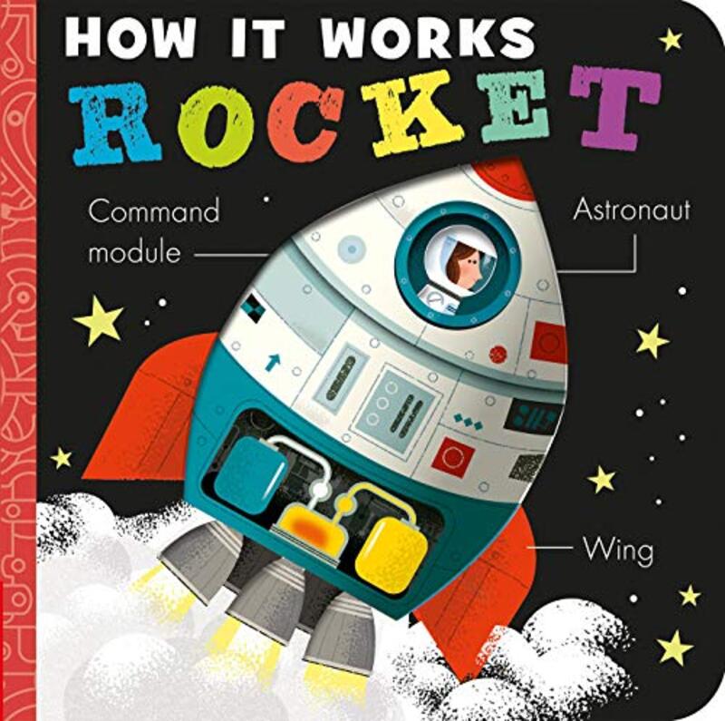 Book cover for "How It Works: Rocket" by Amelia Hepworth