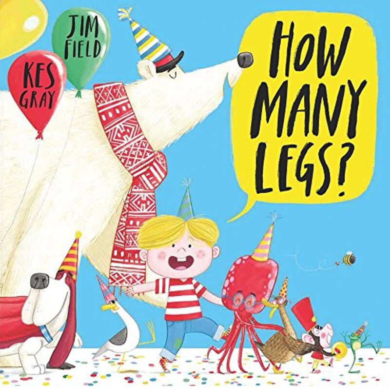 Book cover for "How Many Legs?" by Jim Field