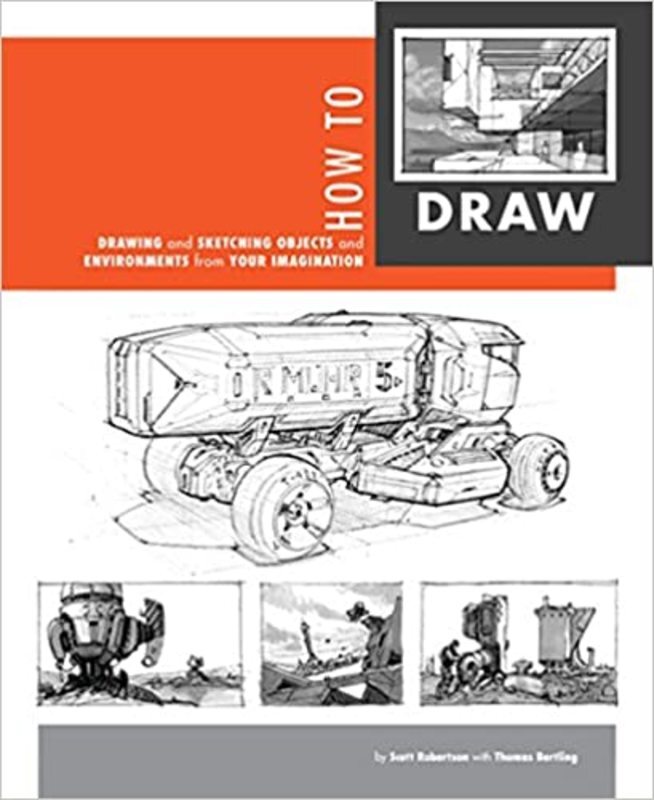 Book cover for "How To Draw" by Scott Robertson