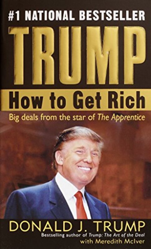 Book cover for "How To Get Rich" by Donald J Trump