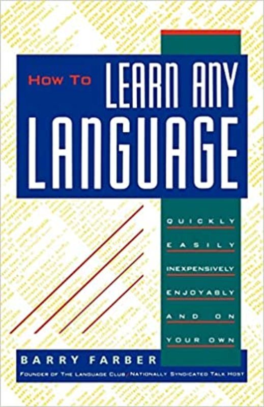 Book cover for "How To Learn Any Language" by Barry Farber