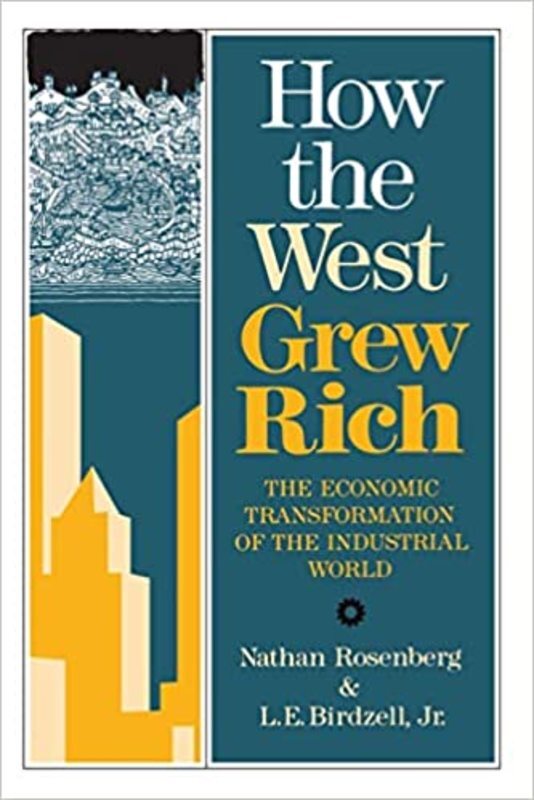Book cover for "How the West Grew Rich" by Nathan Rosenberg