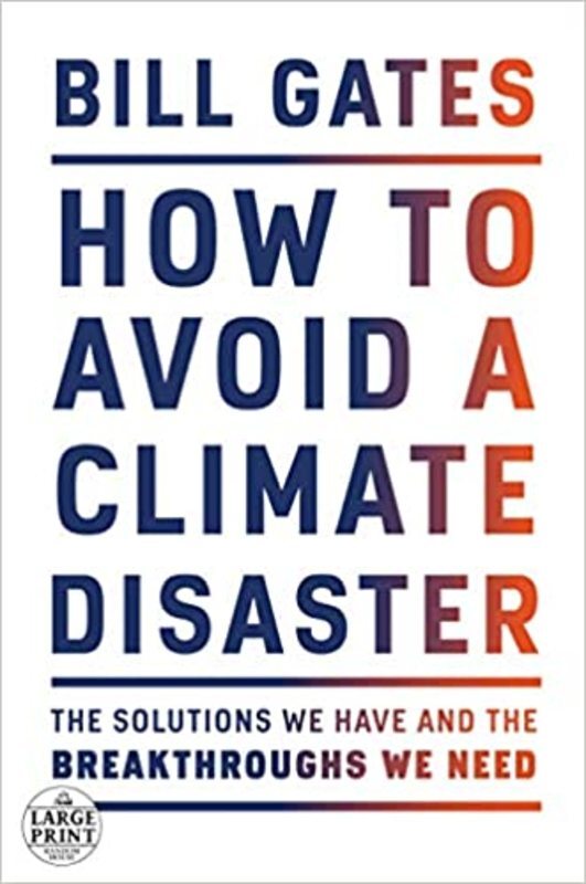 Book cover for "How to Avoid a Climate Disaster"