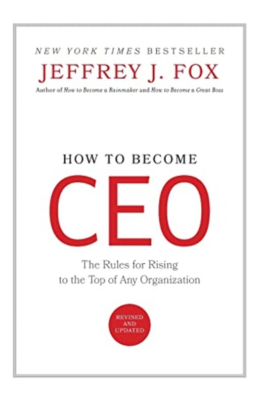 Book cover for "How to Become CEO" by Jeffrey J Fox