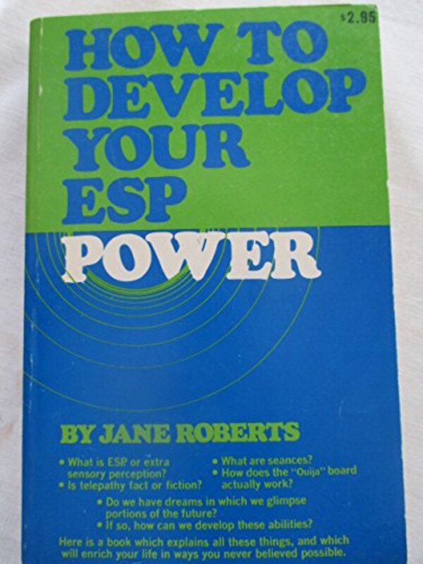 Book cover for "How to Develop Your ESP Power" by Jane Roberts