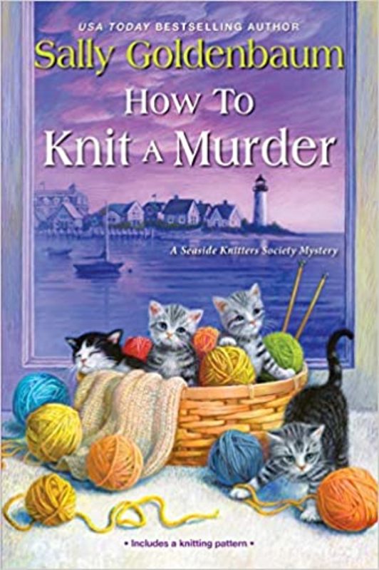 Book cover for "How to Knit a Murder" by Sally Goldenbaum