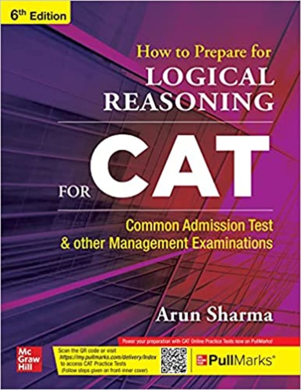 Book cover for "How to Prepare for Logical Reasoning for CAT" by Arun Sharma