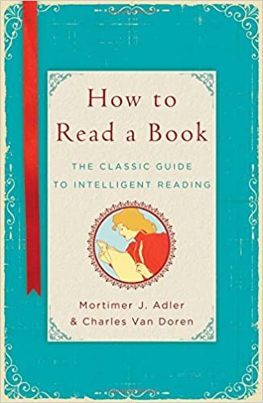 Book cover for "How to Read a Book" by Mortimer J. Adler