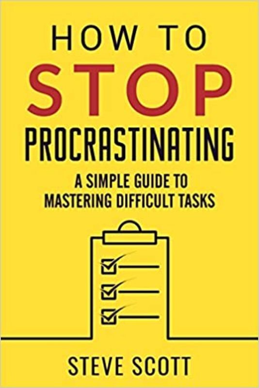 Book cover for "How to Stop Procrastinating" by S.J. Scott