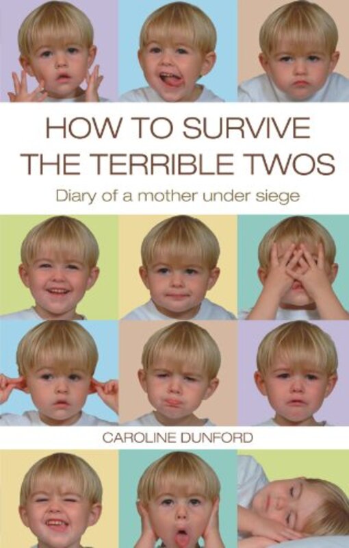 Book cover for "How to Survive the Terrible Twos" by Caroline Dunford