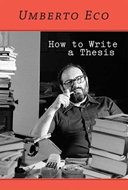Book cover for "How to Write a Thesis" by Umberto Eco