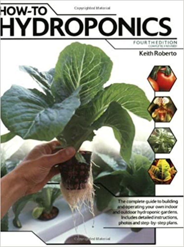 Book cover for "How-To Hydroponics" by Keith Roberto