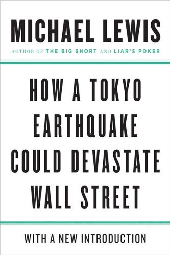 Book cover for "How a Tokyo Earthquake Could Devastate Wall Street" by Michael Lewis