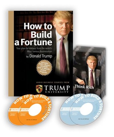 Book cover for "How to Build a Fortune" by Donald J Trump