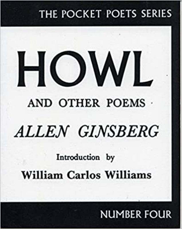 Book cover for "Howl and Other Poems" by Allen Ginsberg