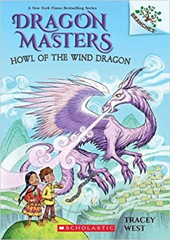 Book cover for "Howl of the Wind Dragon" by Tracey West